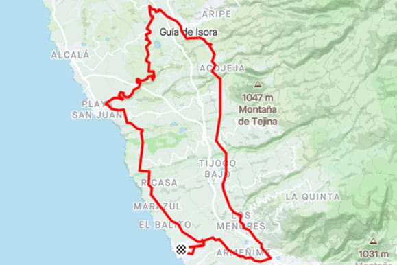  | bicycle routes in tenerife