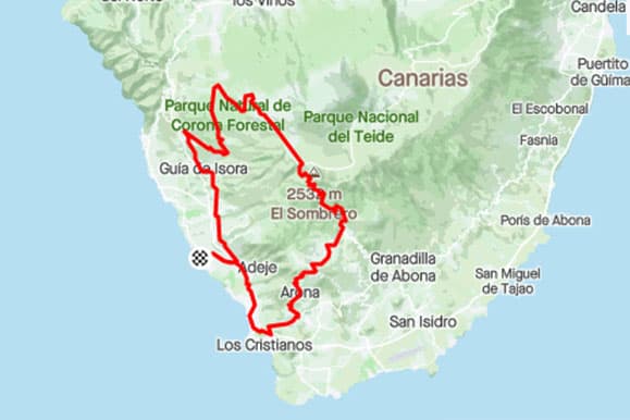  | bicycle routes in tenerife