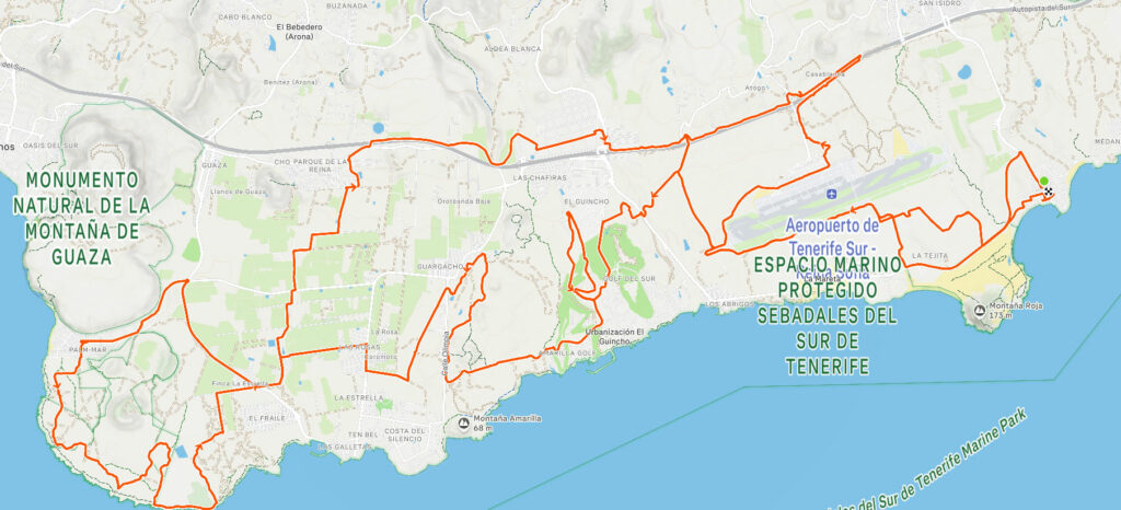 Gravel Map South Tri Ciciclos Canarias Tienda de bicicletas Santa cruz de Tenerife