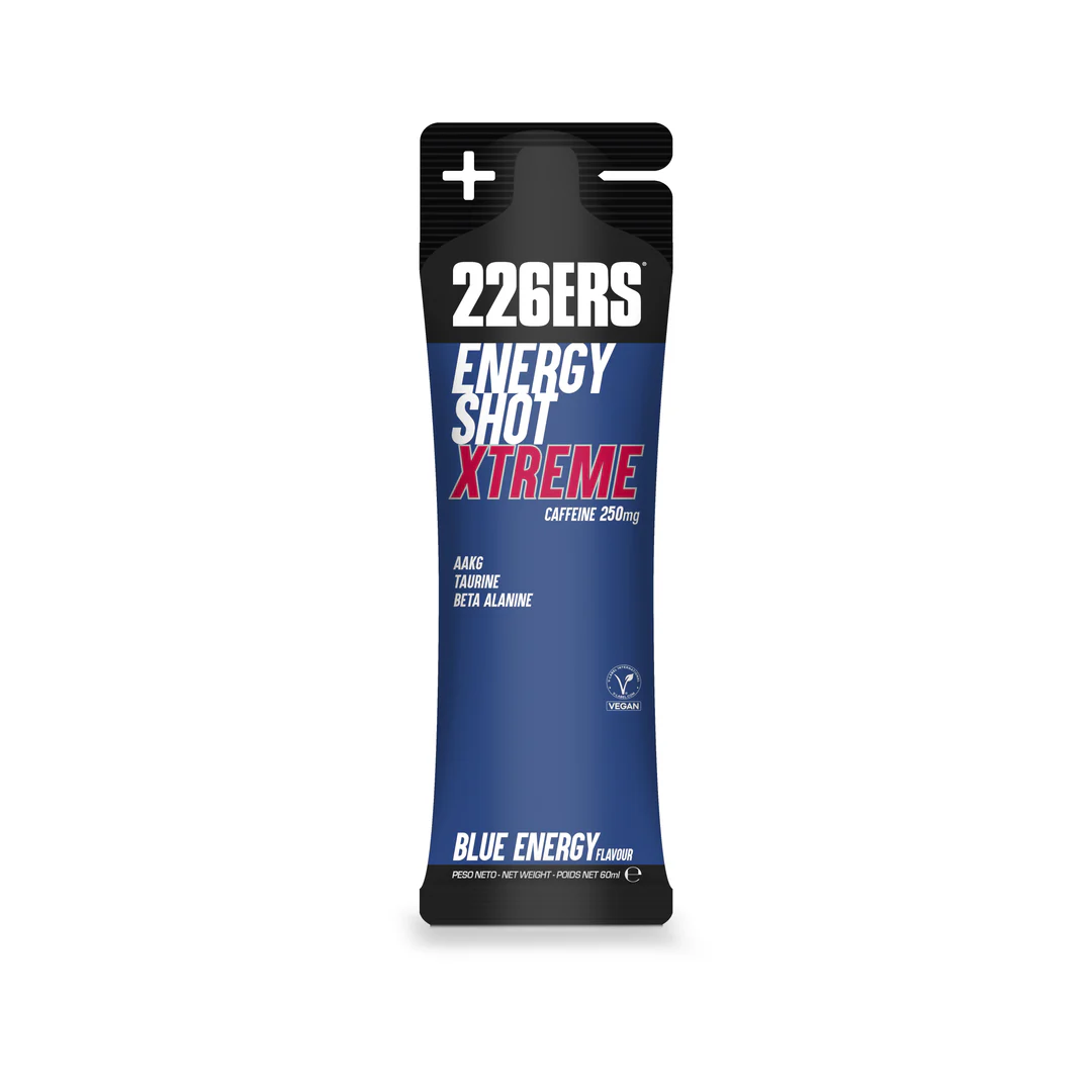 226ers Gel Extreme Energy Shot 60ml Blue 250mg Caffeine