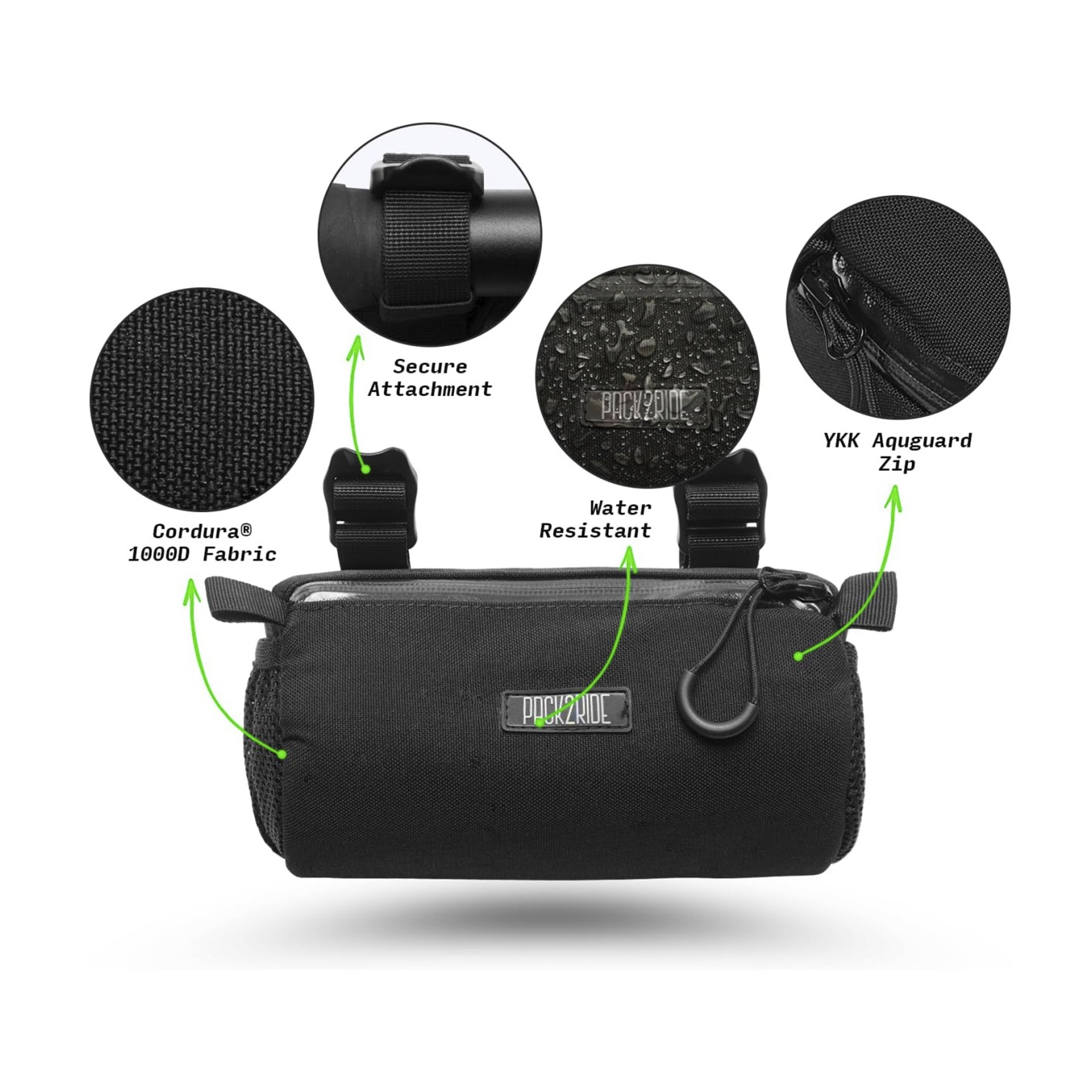 Bolsa Manillar Pack2Ride Perfecda Black - Image 2