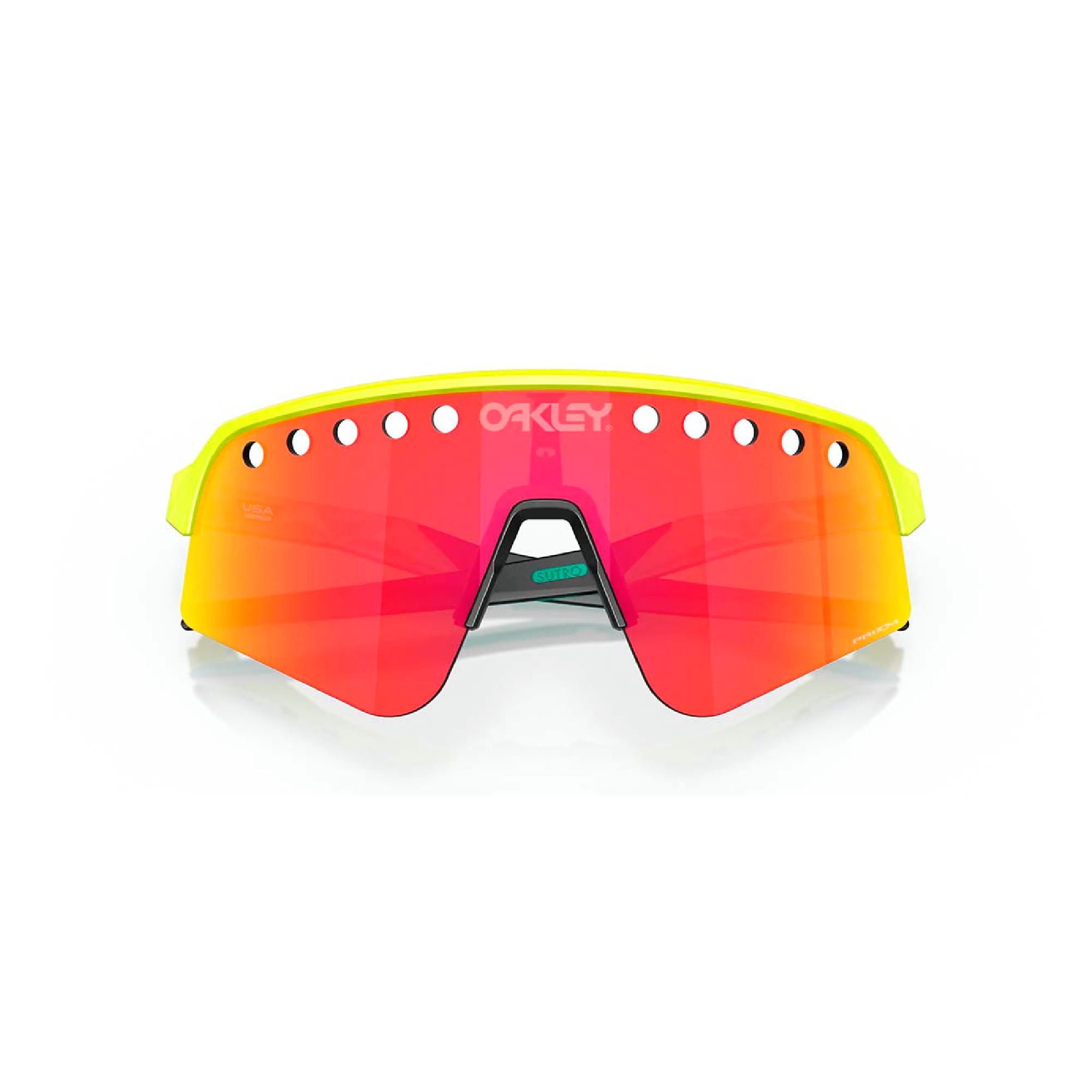 Oakley Sutro Lite Sweep Tennis Ball Yellow Prizm Ruby