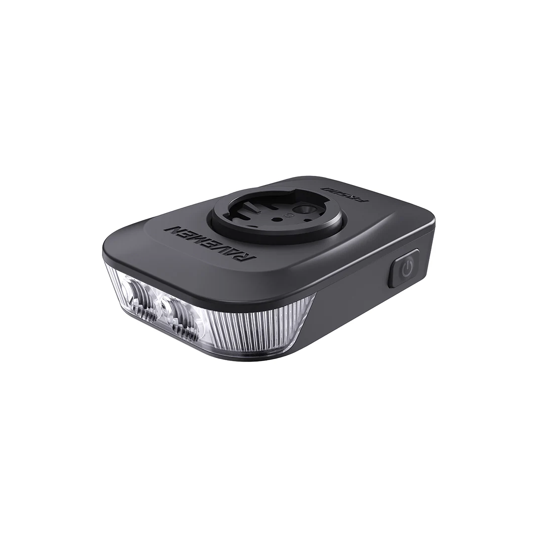 Faro RAVEMEN Luz Delantera FR500 compatible con Garmin/Wahoo