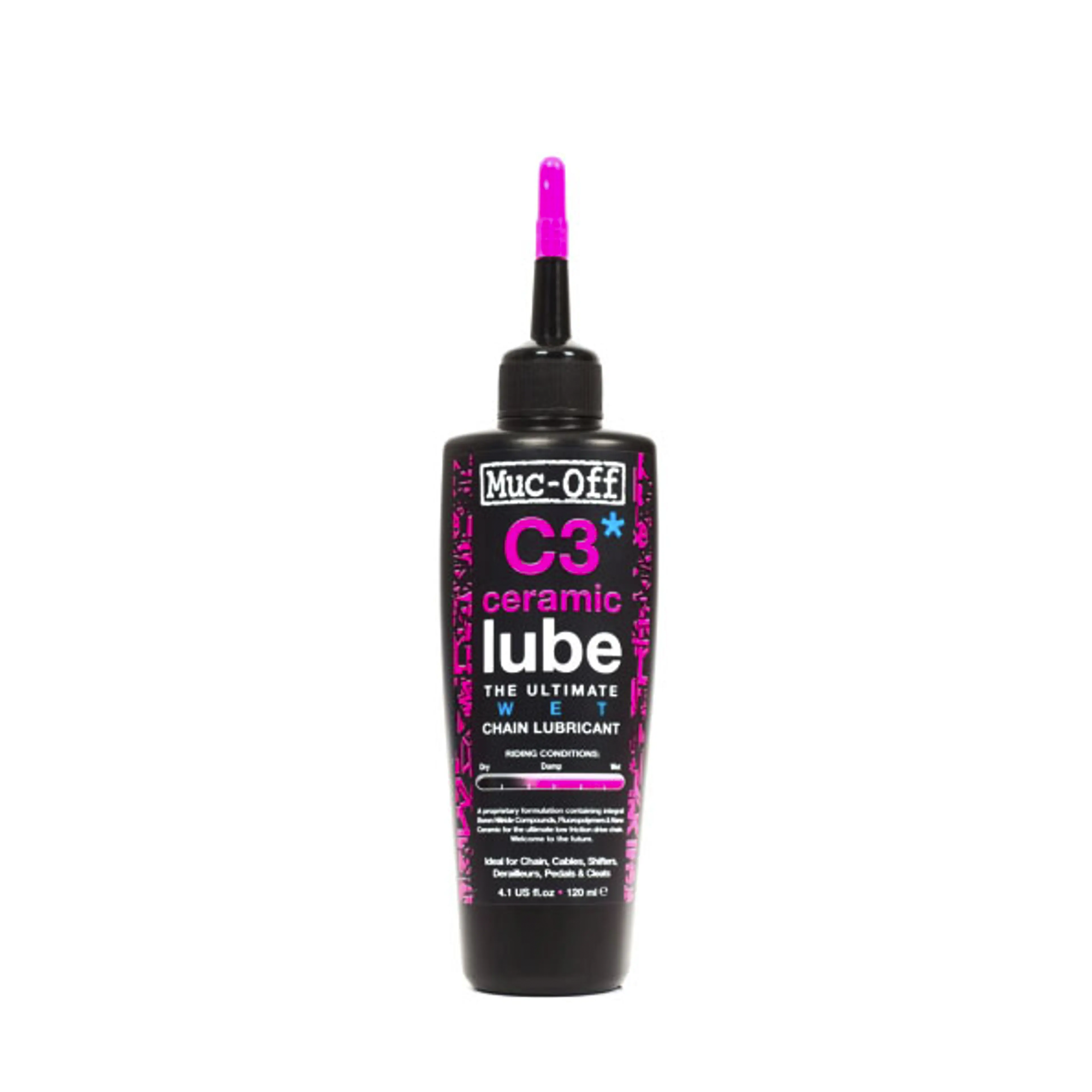 Lubricante Muc-Off Cadenas C3 Ceramic WET 120ml
